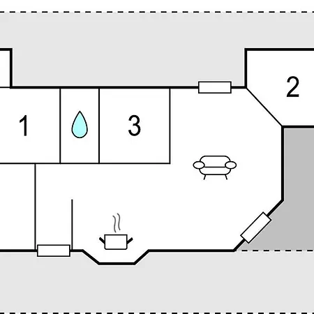 Awesome Home In Blavand With Sauna *